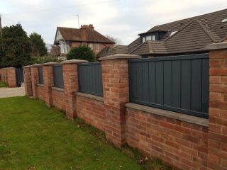 oak infill railings in Shrewsbury