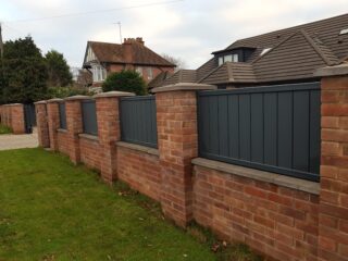 oak infill railings in Shrewsbury