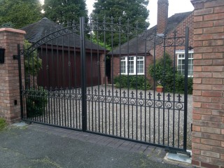 Iron gates in Hagley